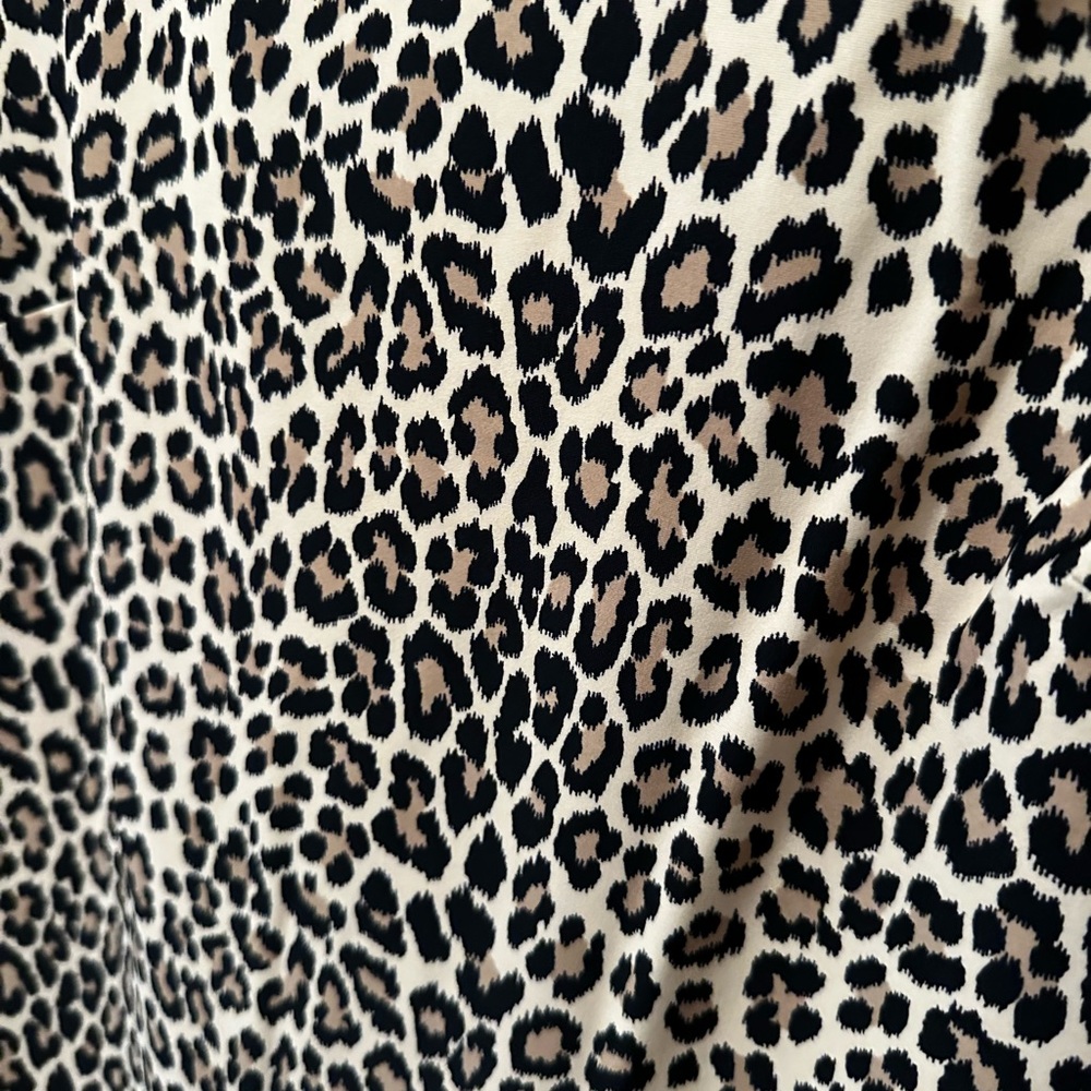 NWT Jude Connally Parker Mini Leopard Camel Dress Size S $198 - Picture 12 of 13